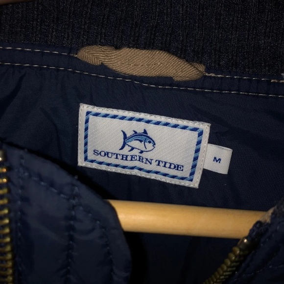 Southern Tide Bomber Jacket Mens Size Medium - Picture 2 of 4